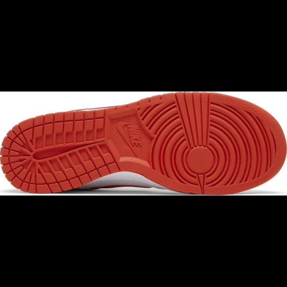 Nike Dunk Low Retro White Picante Red DV0831-103 Men Size 12.5 New - Picture 3 of 5